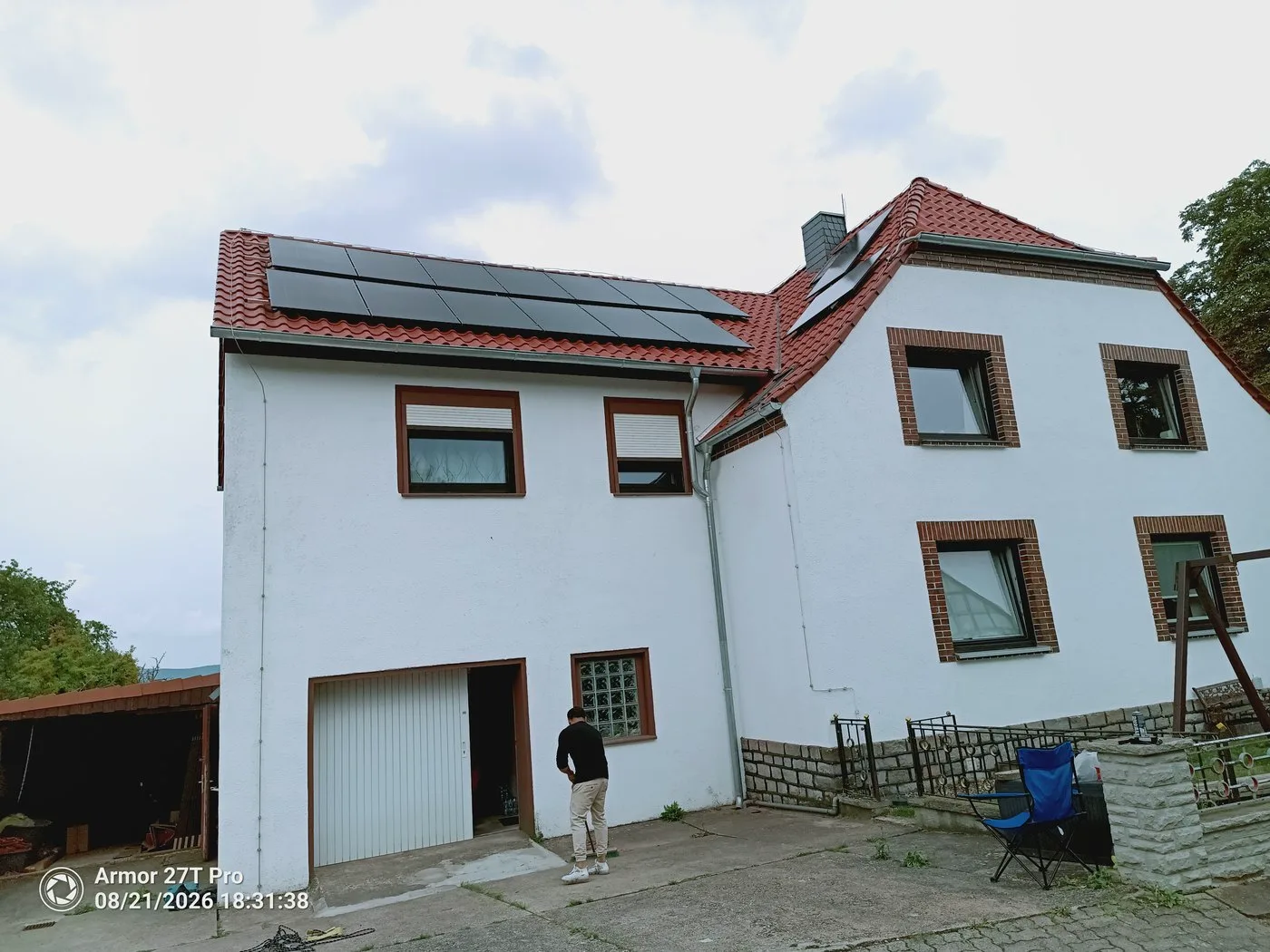 Photovoltaik Bad Münder – Modulfeld nach Fertigstellung