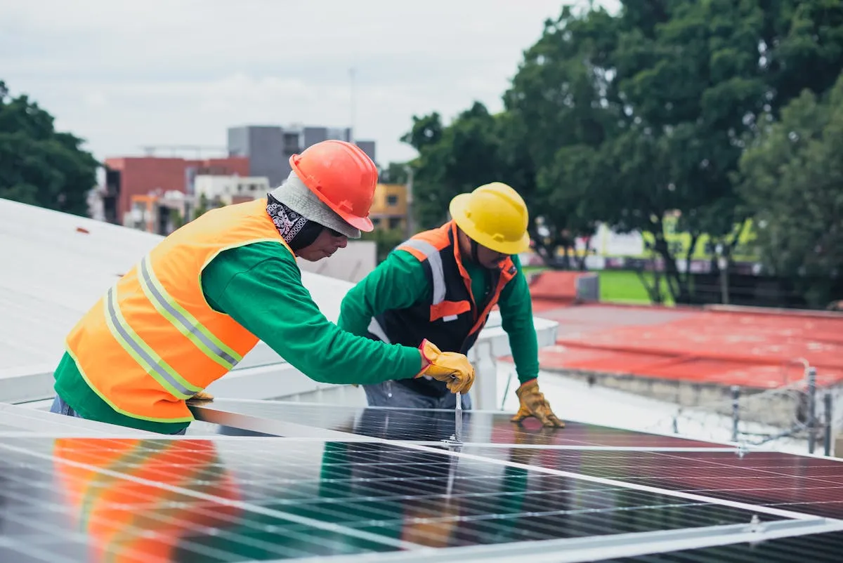 15 kWp Solaranlage Gewerbedach
